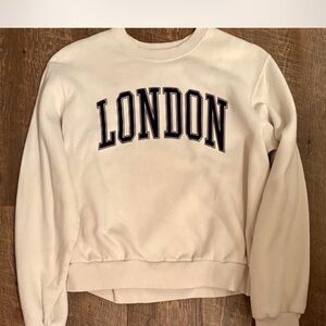 Hollister Cream Sweatshirt